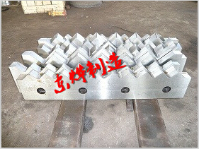 Angle shearing blade