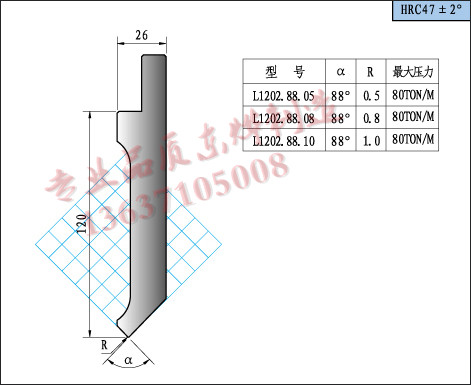 Bending machine tooling drawings