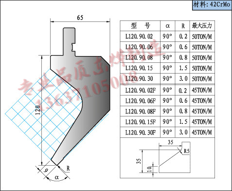 數(shù)控彎刀上模具